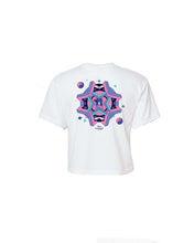 Load image into Gallery viewer, The Voyage White Crop Top